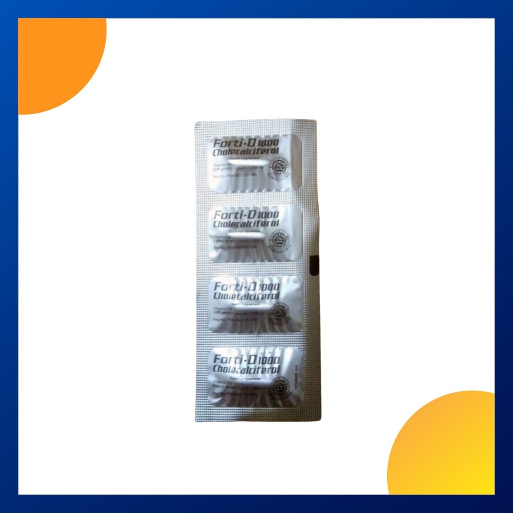 Forti-D 1000 Iu Strip 4 Kapsul