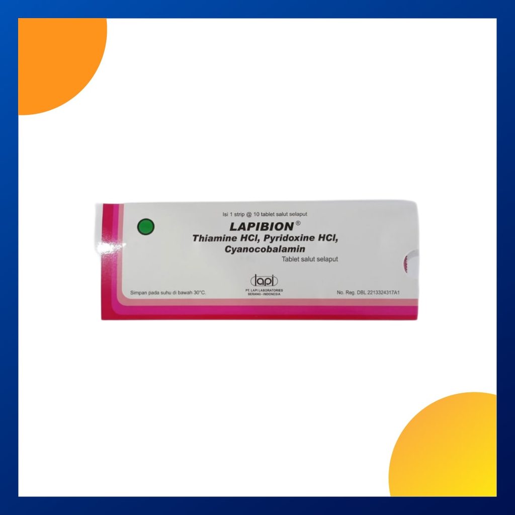 LAPIBION 1 STRIP @ 10 TABLET SALUT SELAPUT
