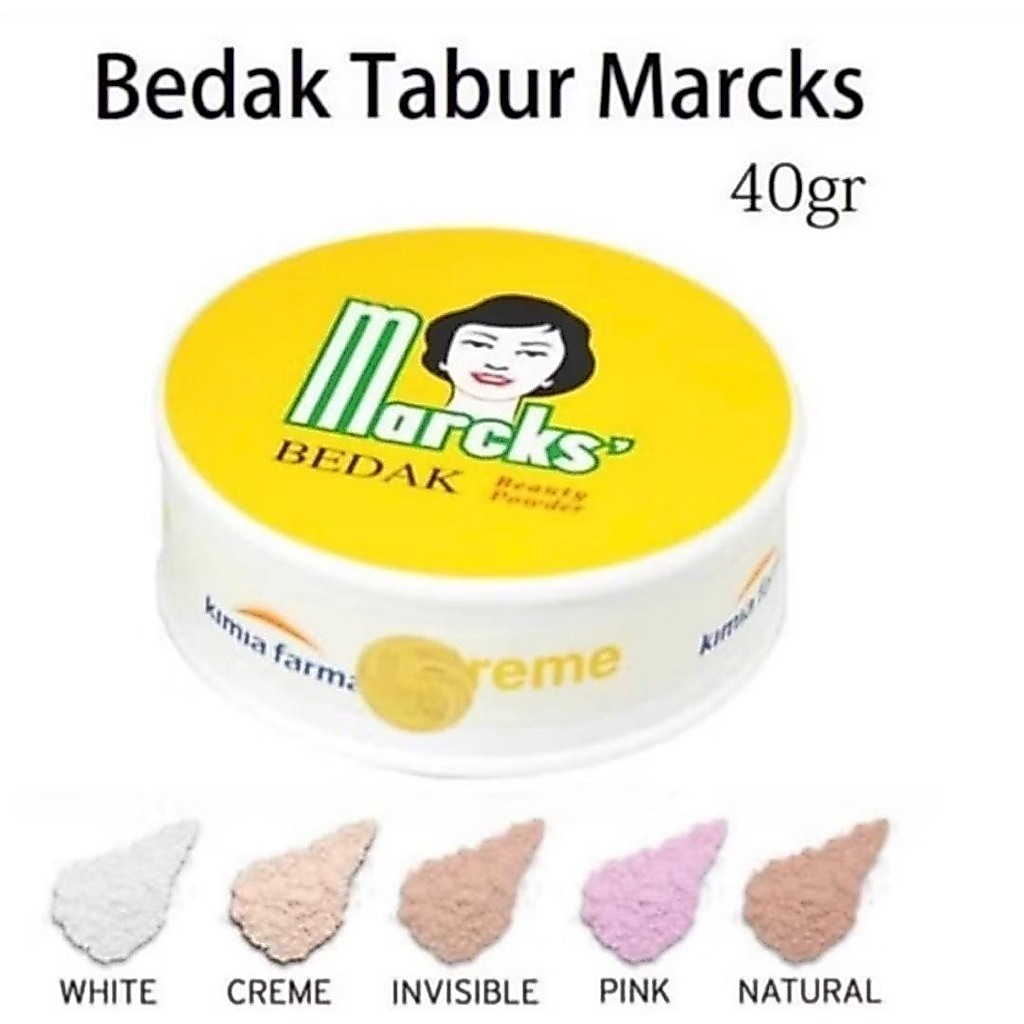 Bedak Tabur Marcks Ori 40gr
