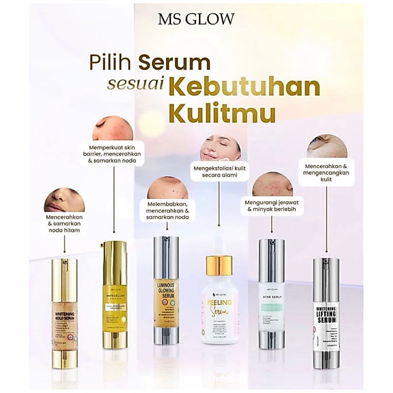MSGLOW Serum Series