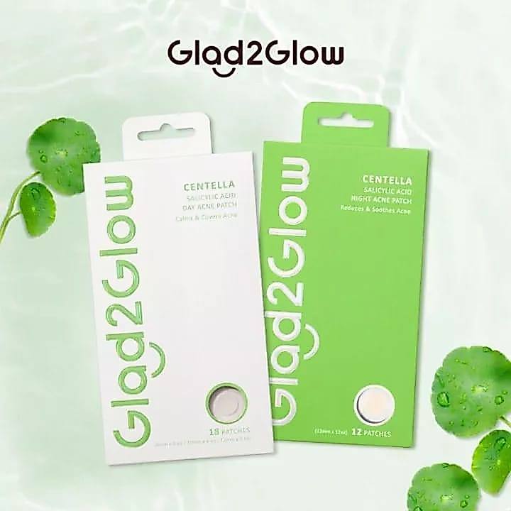 GLAD2GLOW Centella Salicylic Acid Acne Patch 18 Patch