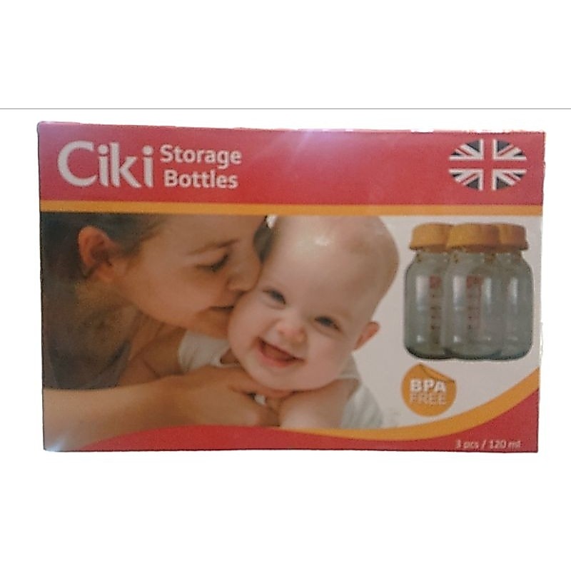 Ciki Botol Asi Kaca 120ml isi 3 pcs