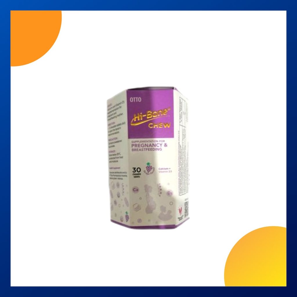 Hi-Bone Active Rasa Anggur Botol 30 Tablet
