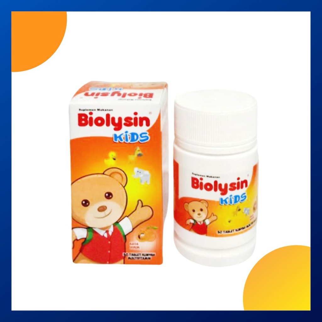 Biolysin Kids Jeruk Botol 30 Tablet