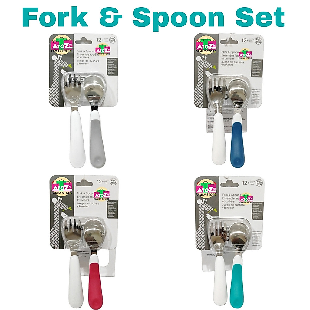 Oxo Tot Fork & Spoon Set