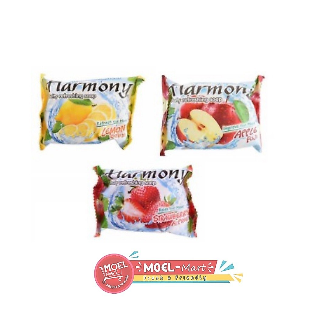 HARMONY Fruity Soap 3pcs x 70gr