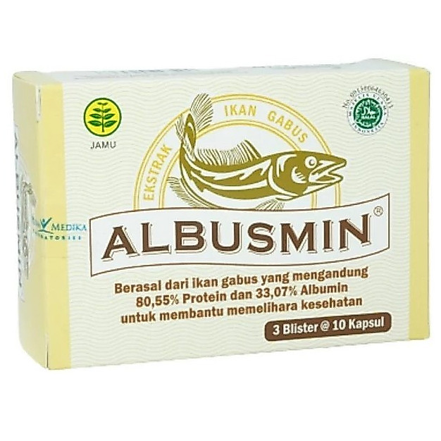 ALBUSMIN 3 BLISTER 10 KAPSUL