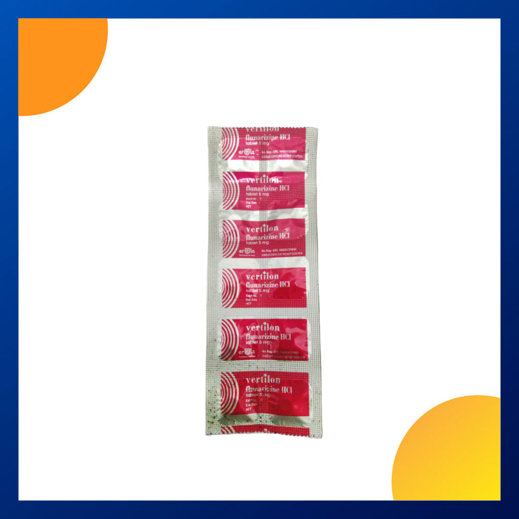 VERTILON 5 MG 1 STRIP @ 10 TABLET