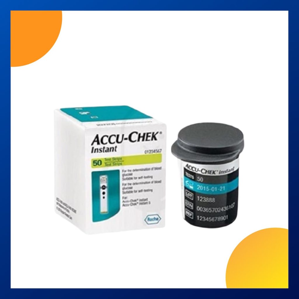Accu-Chek Instant Test Strips Botol 50 Pcs