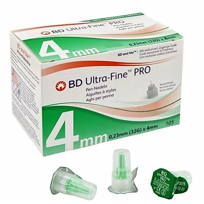 Jarum Insulin BD Pro 4mm box