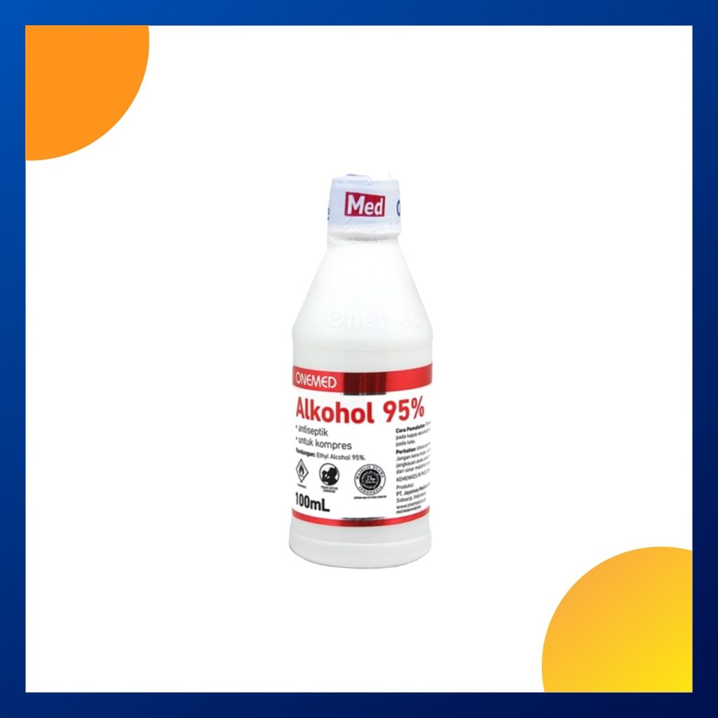 Onemed Alkohol 95% 100 Ml Botol