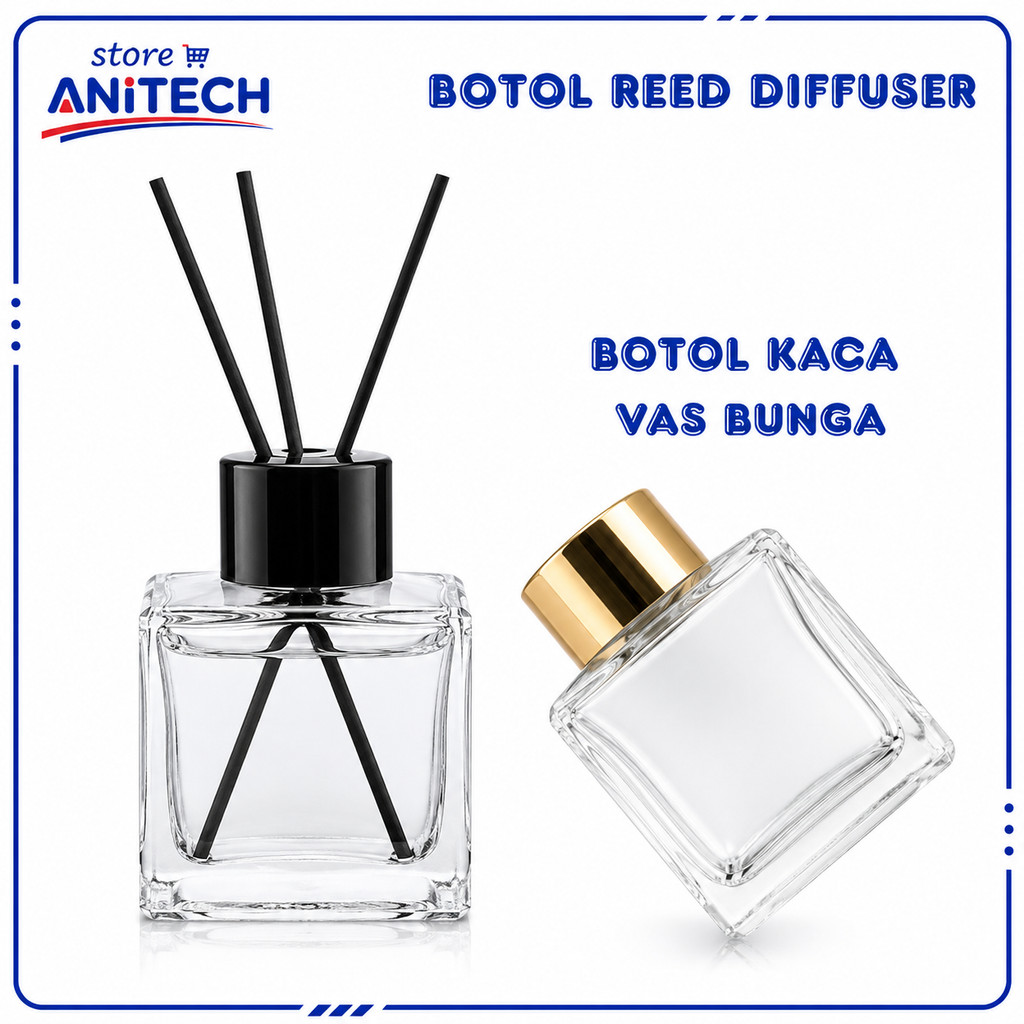 [anitech_store] Botol Kaca VAS BUNGA /Botol Reed Diffiuser