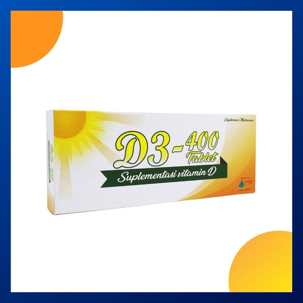 D3-400 Per Box Isi 30 Tablet