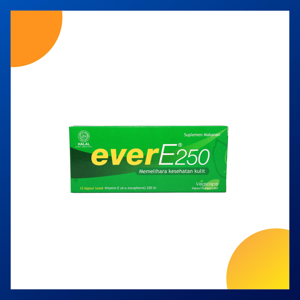 Ever E 250 Mg 12 Softgel Box