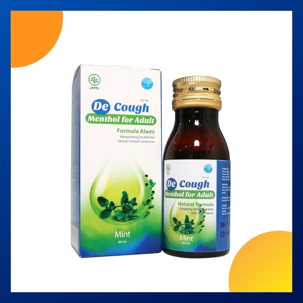 De Cough Rasa Mint Sirup 60 Ml