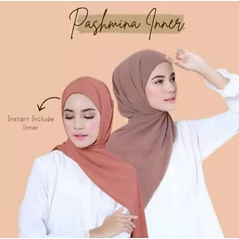 PASHMINA INNER 2IN1 TERMURAH