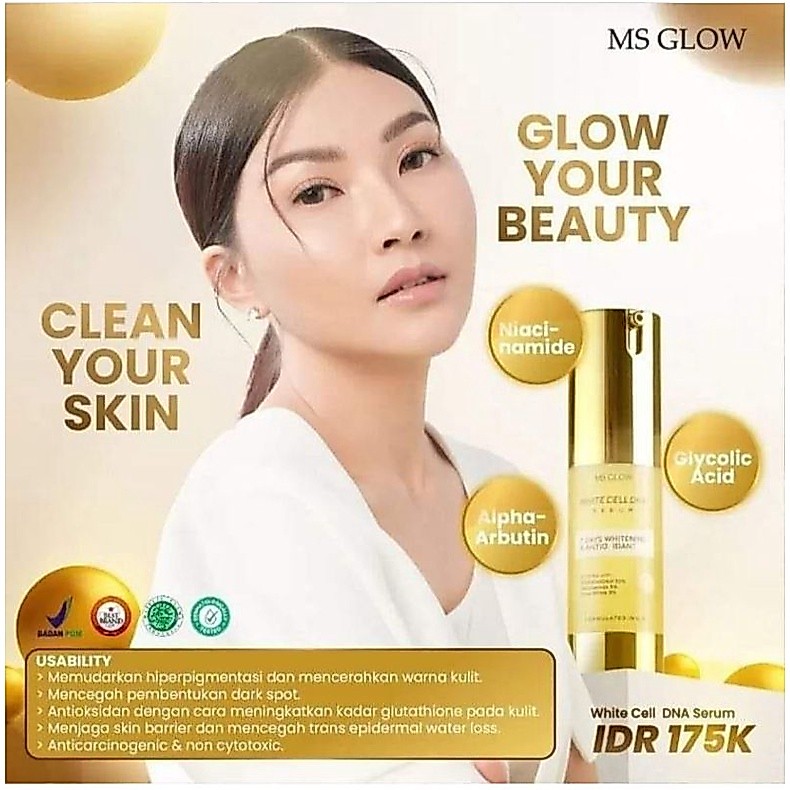 MS GLOW SERUM WHITE CELL DNA