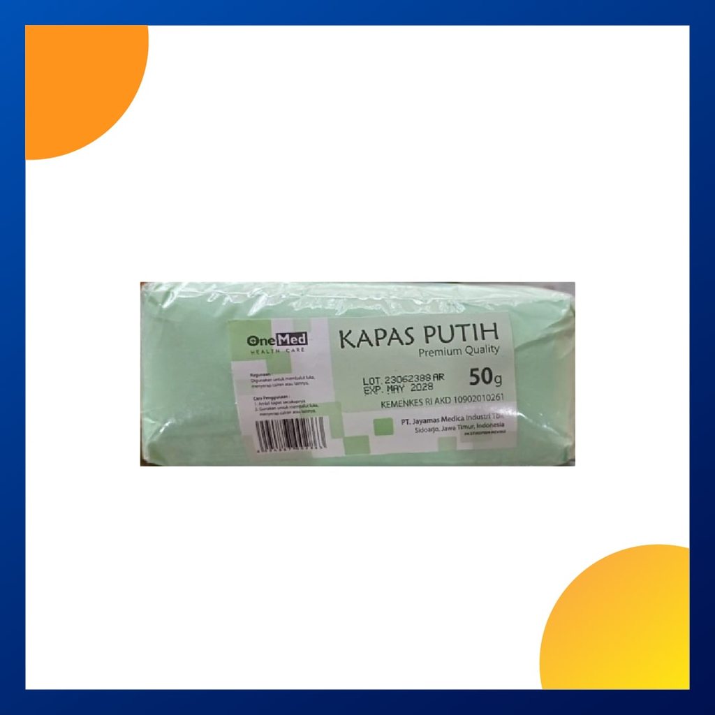 Onemed Kapas Putih Pack 50 Gram