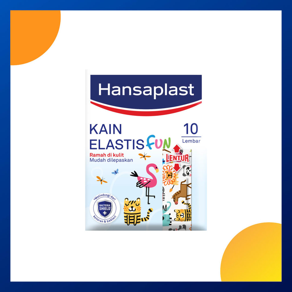 Hansaplast Fun Kain Elastis Pack 10 Lembar