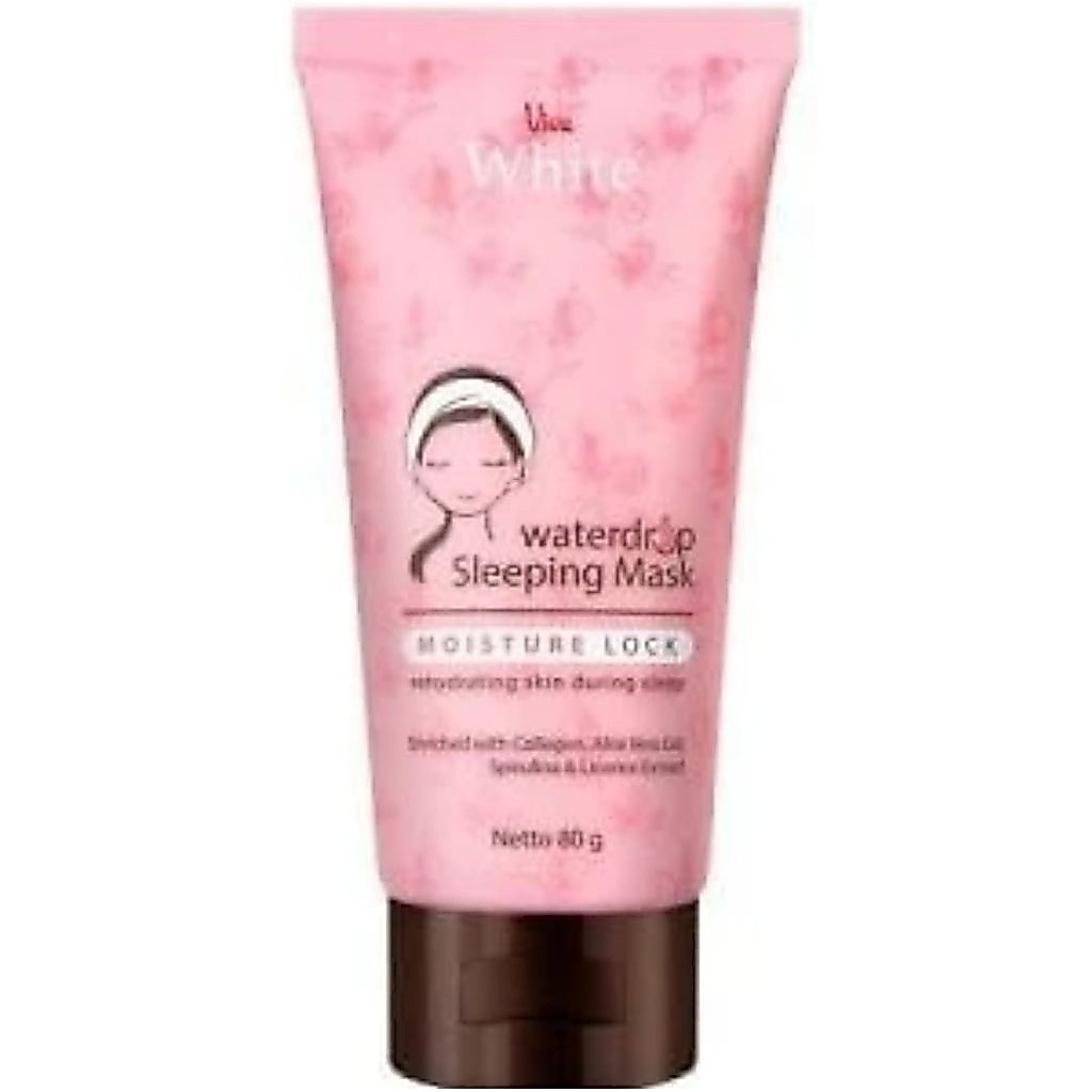 Viva White Waterdrop Sleeping Mask Moisture Lock - 80gr
