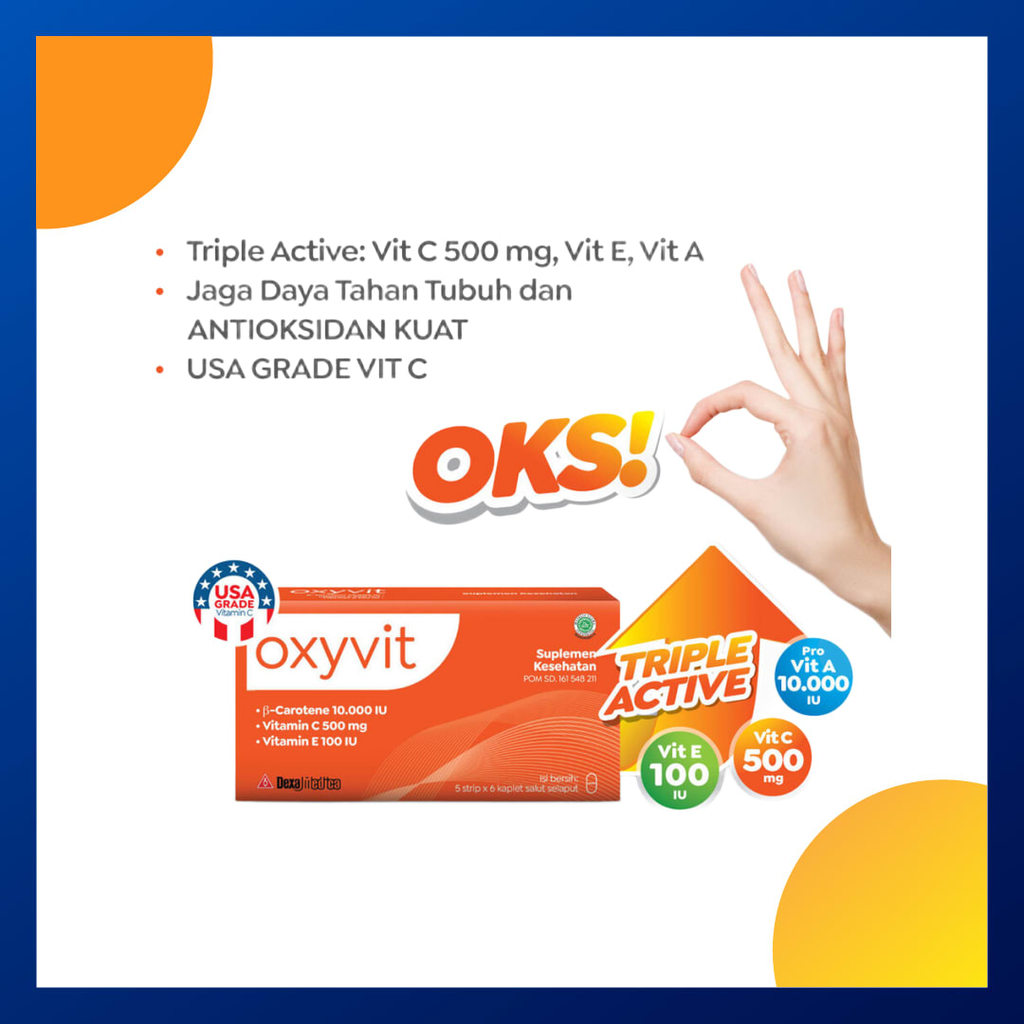 Oxyvit Box 30 Kaplet / Vitamin A, C & E