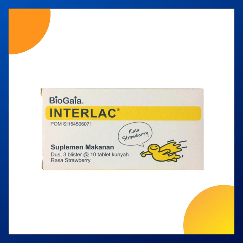 Interlac Rasa Strawberry Box 30 Tablet
