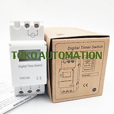 Promo Thc15A 220V Digital Lcd Power Programmable Timer Time Switch Pm96