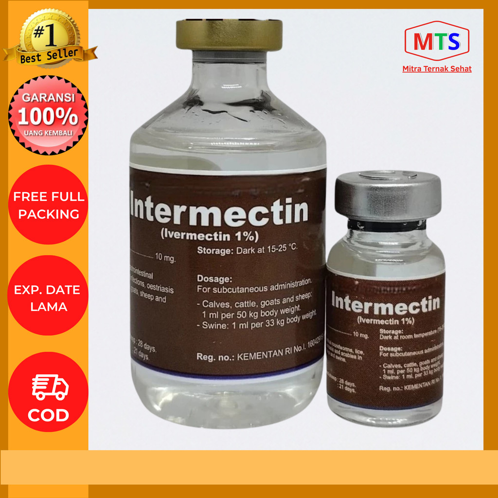 INTERMECTIN 10 ml dan INTERMECTIN 50 ml Holland ORIGINAL