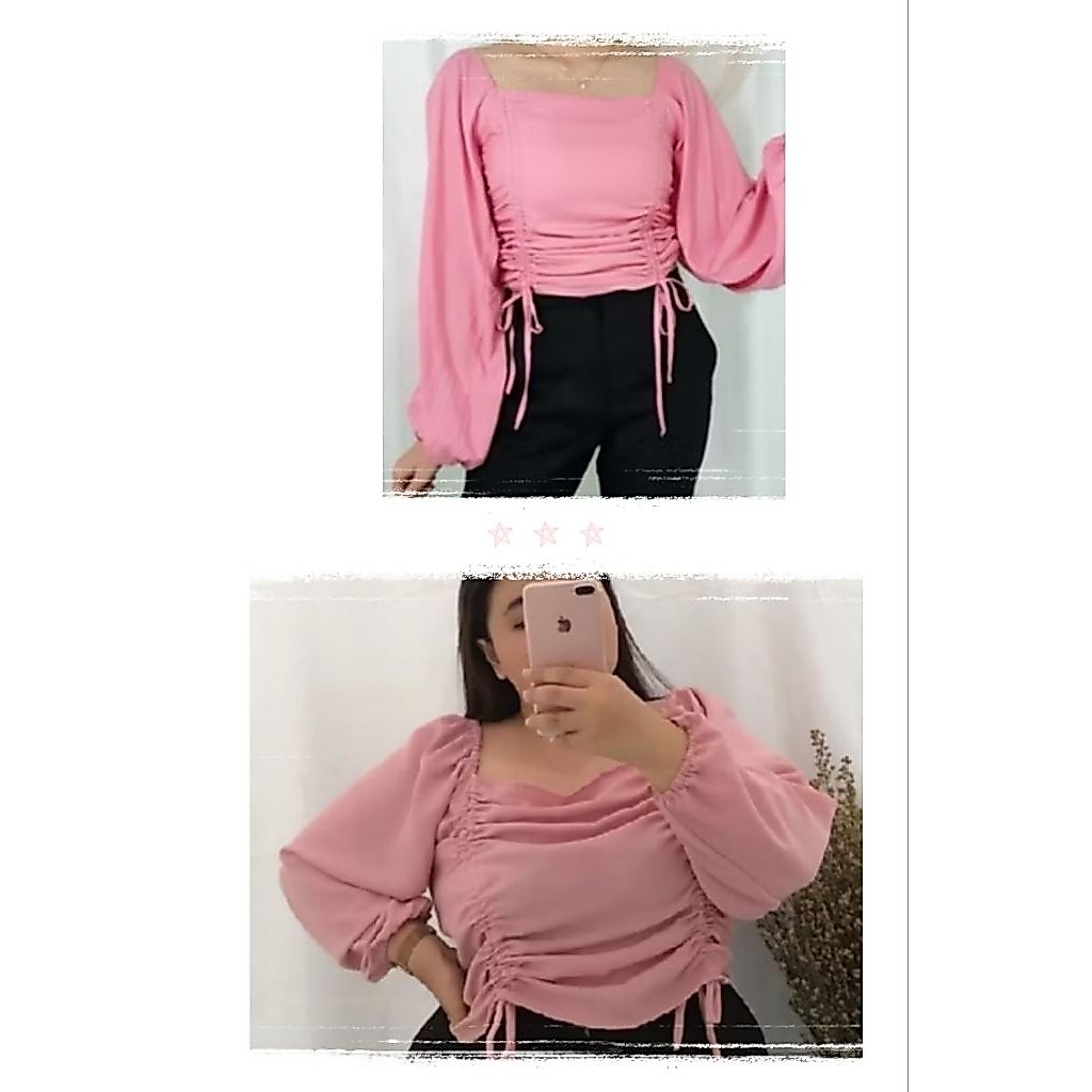 Sabrina crop serut