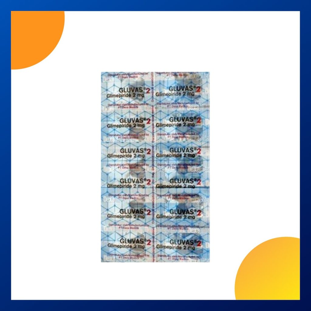 GLUVAS 2 2 MG 1 STRIP @ 10 TABLET