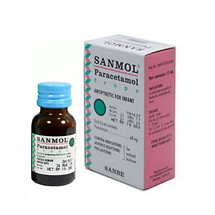 SANMOL DROPS 1 BOTOL @ 15 ML