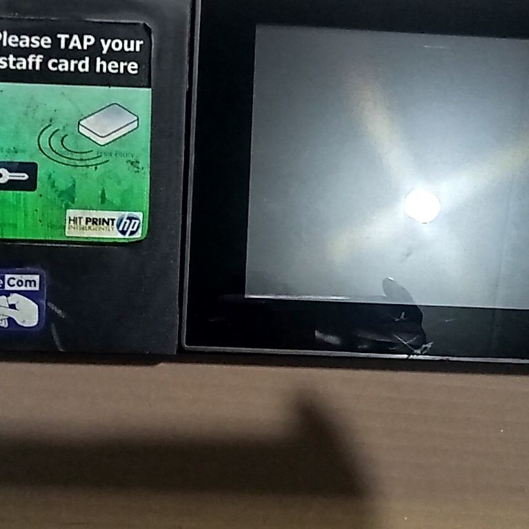 control panel touch screen +keyboard merk HP ,copotan