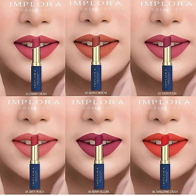 Implora Intense Matte Lipstick / Implora matte / Implora lipsmatte / Implora lipstik matte