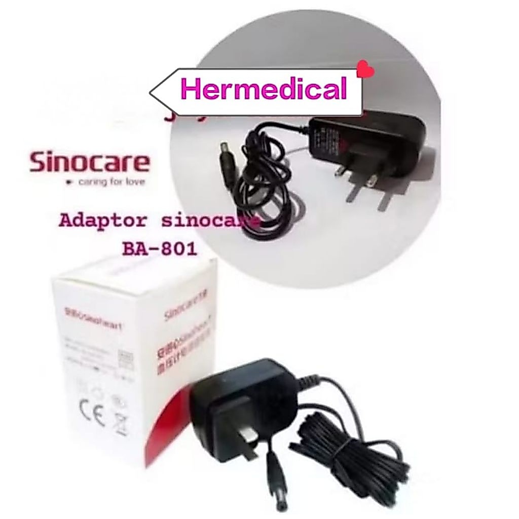 adaptor sinocare 801 tensimeter/ adaptor