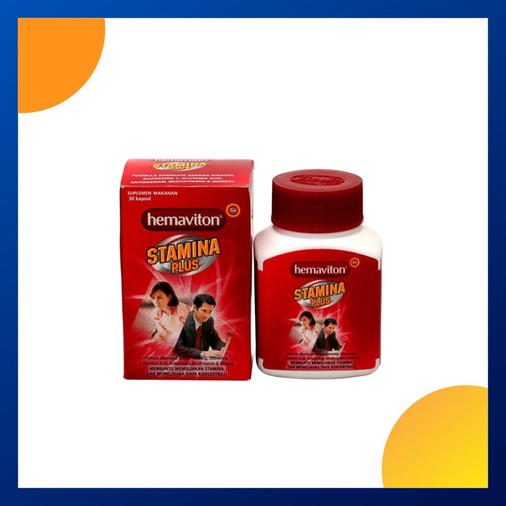 Hemaviton Stamina Plus Botol 30 Kapsul