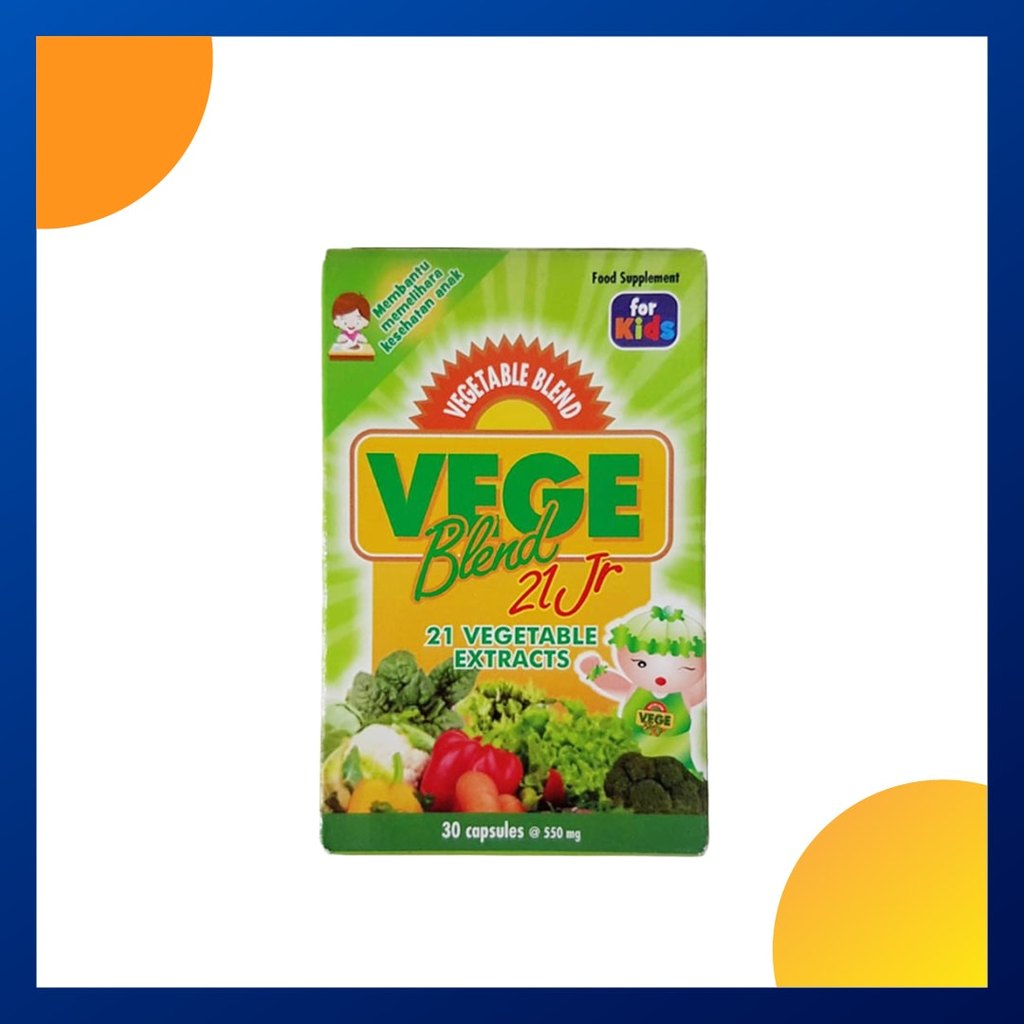 Vegeblend 21 Junior Box 30 Kapsul