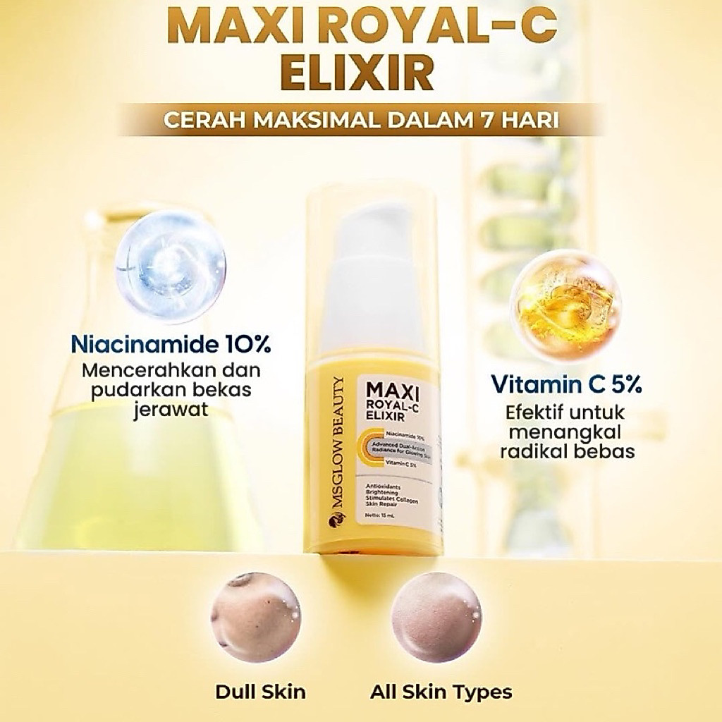 serum elixir  msglow expayed date desember 2026/2027