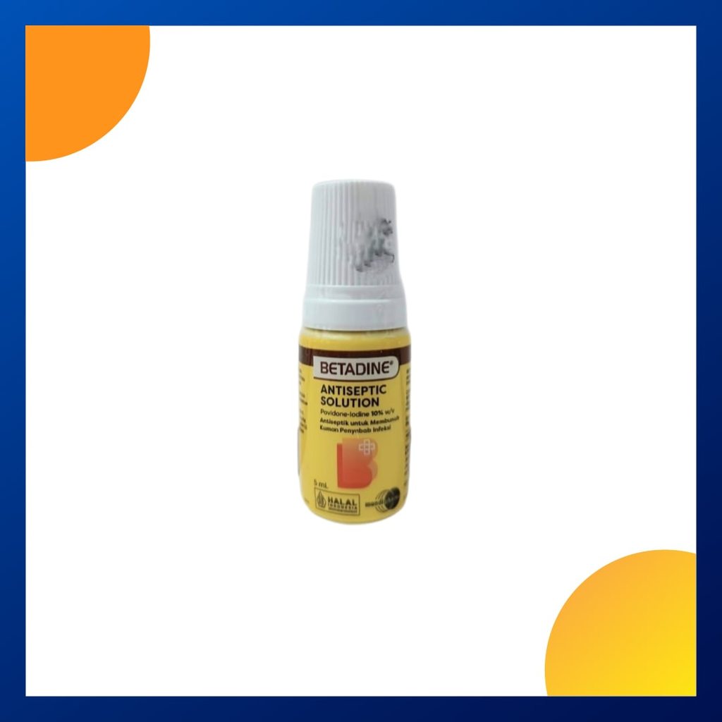 Betadine Larutan 5 Ml Botol