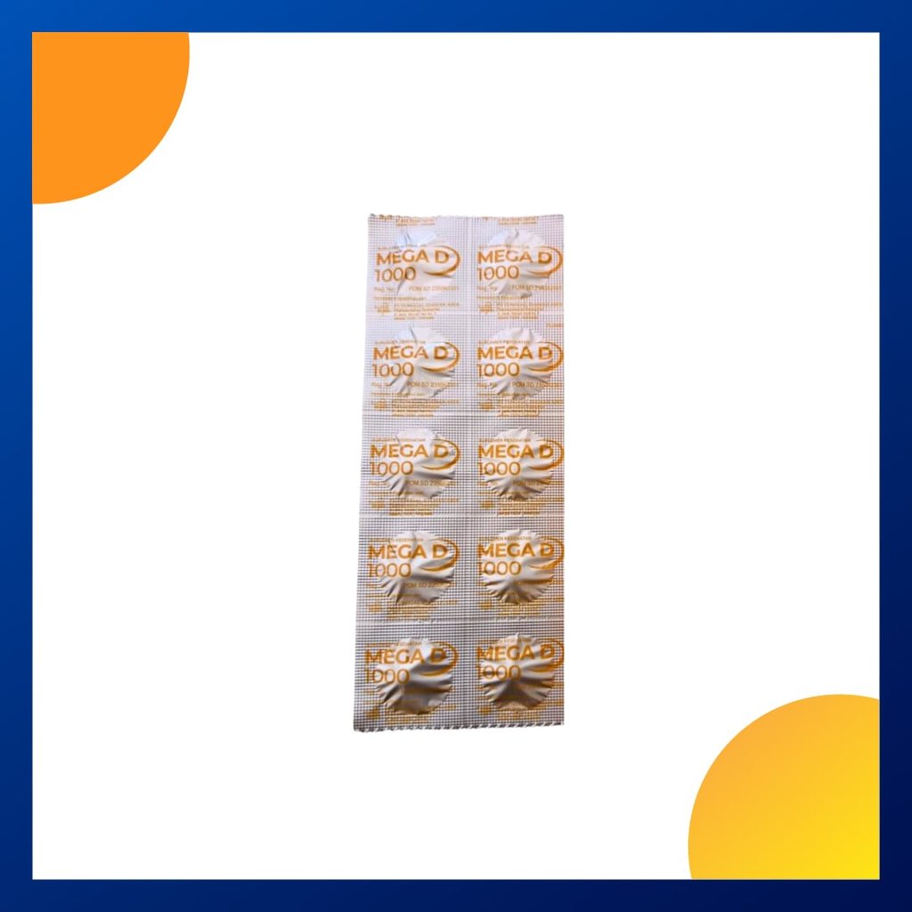 Mega D 1000 Strip 10 Tablet