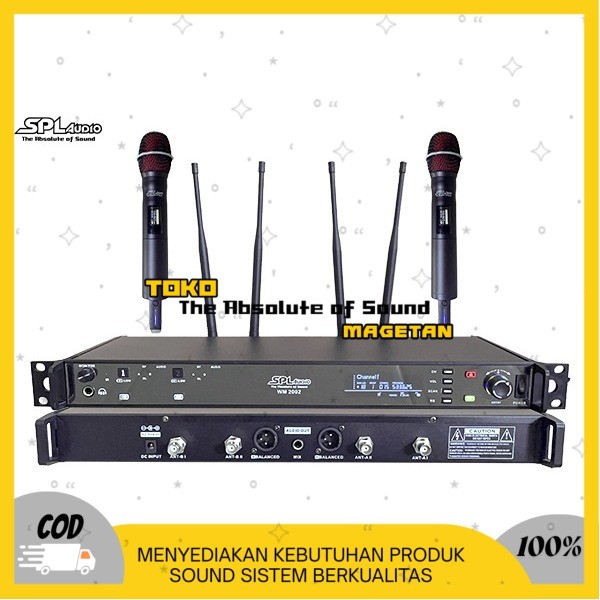 Microphone WM 2002 SPL Audio True Diversity Wireless