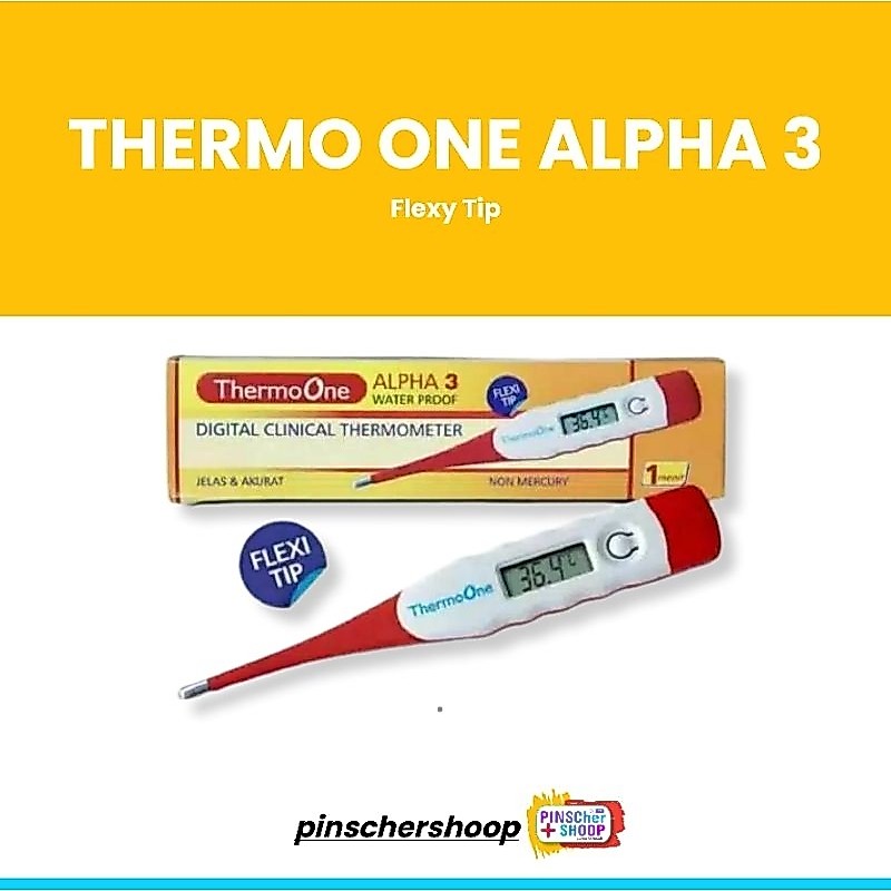 TERMOMETER DIGITAL ALPHA 3 FLEXY THERMOMETER UJUNG LENTUR