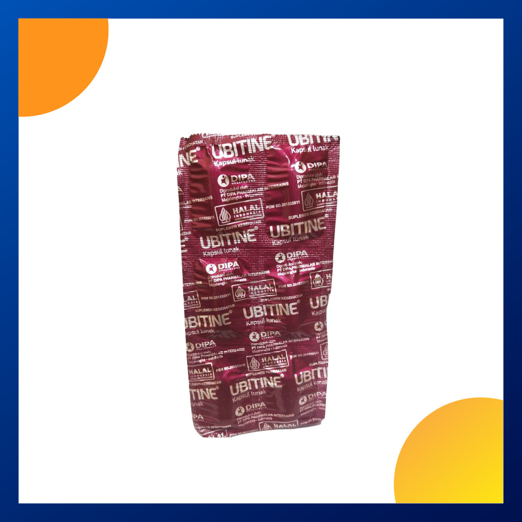 Ubitine Strip Isi 6 Kapsul