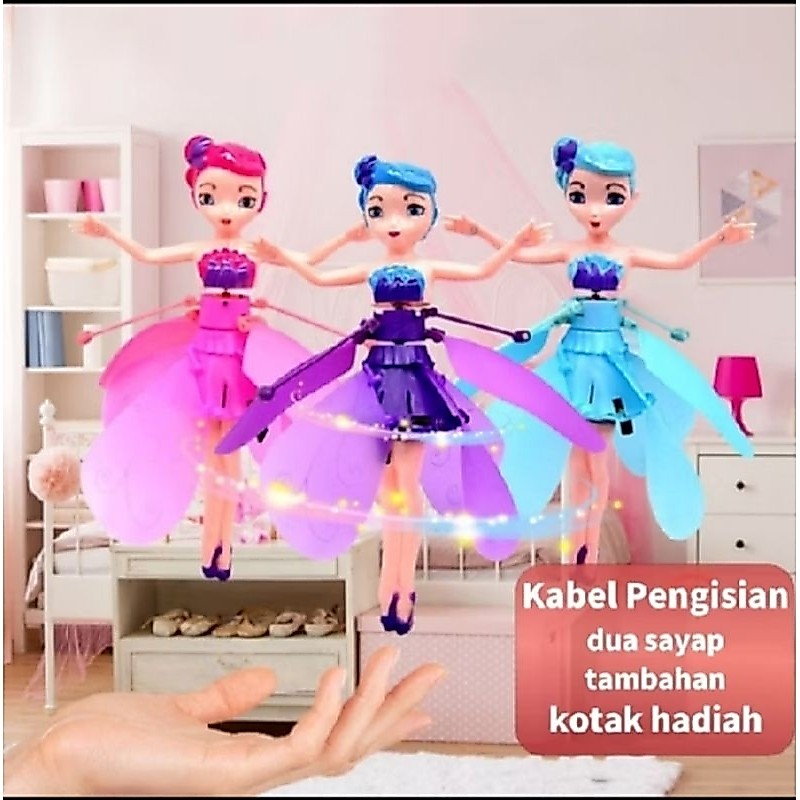 Mainan peri terbang sensor tangan