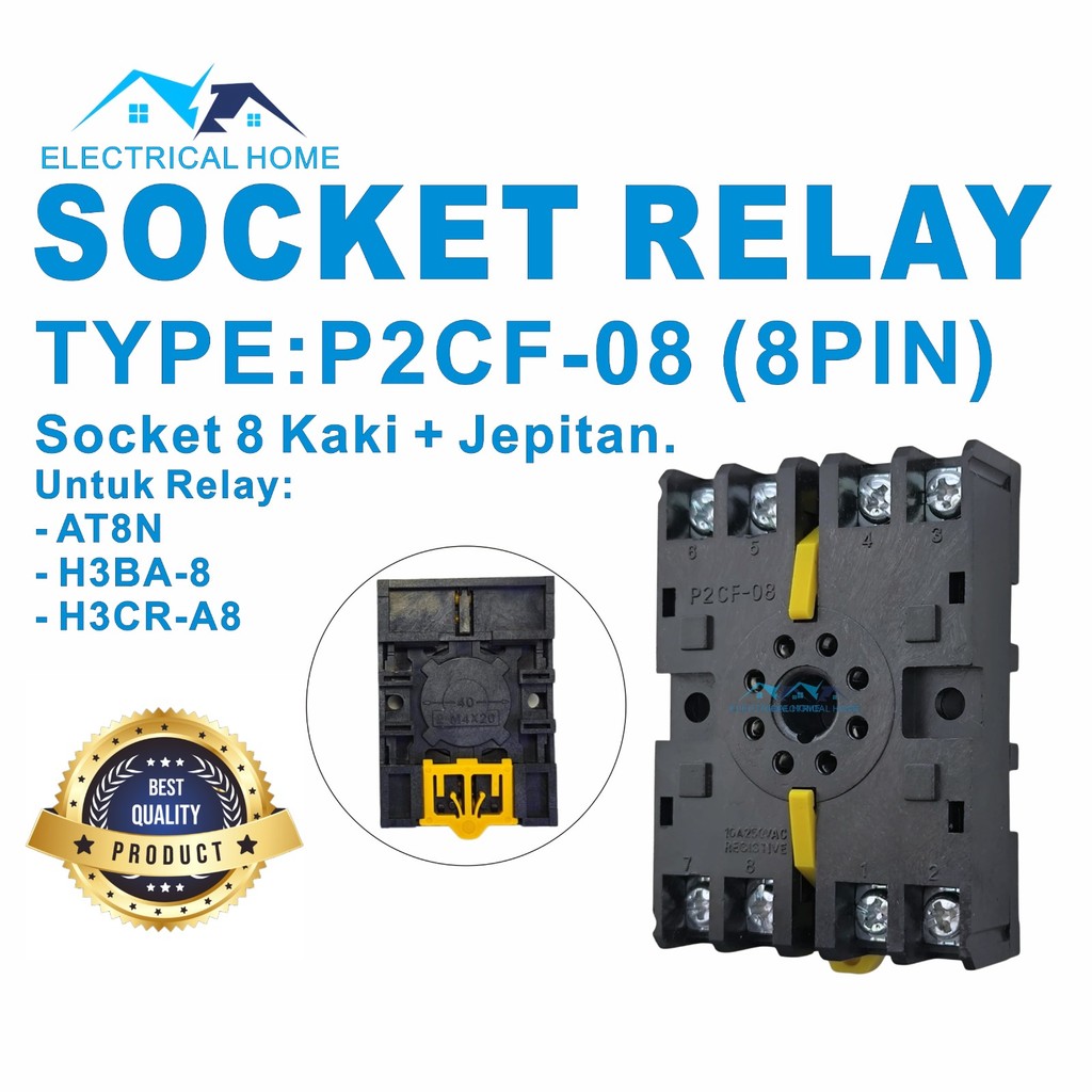SOCKET TIMER H3CR-A8 P2CF-08 8PIN BEST QUALITY.
