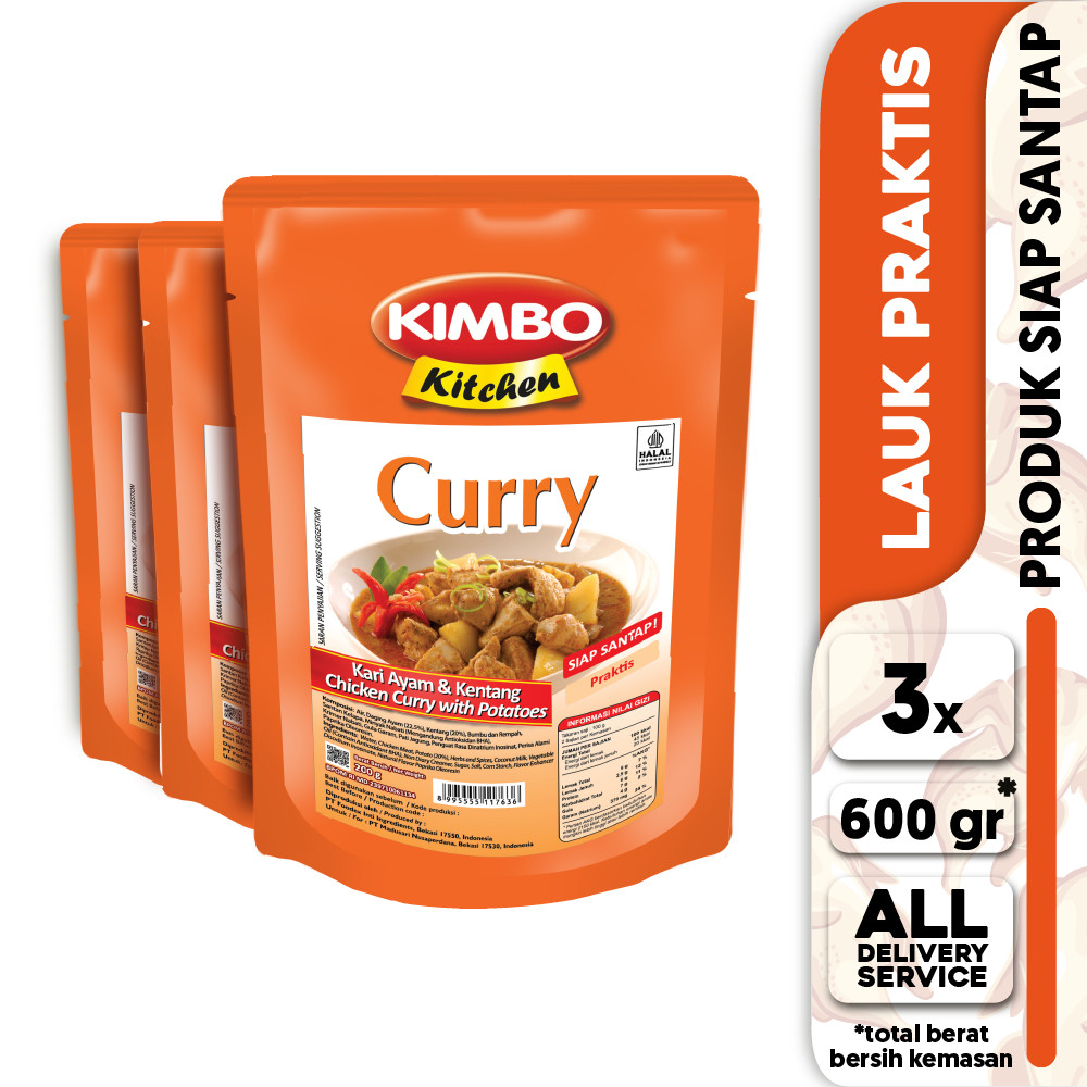 Kimbo Kitchen Curry Triple Pack