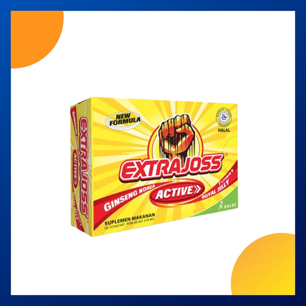 Extra Joss Active 4 Gram Box 12 Sachet