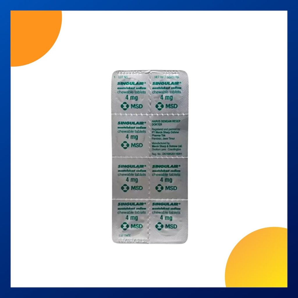 SINGULAIR 1 BLISTER @ 7 TABLET KUNYAH