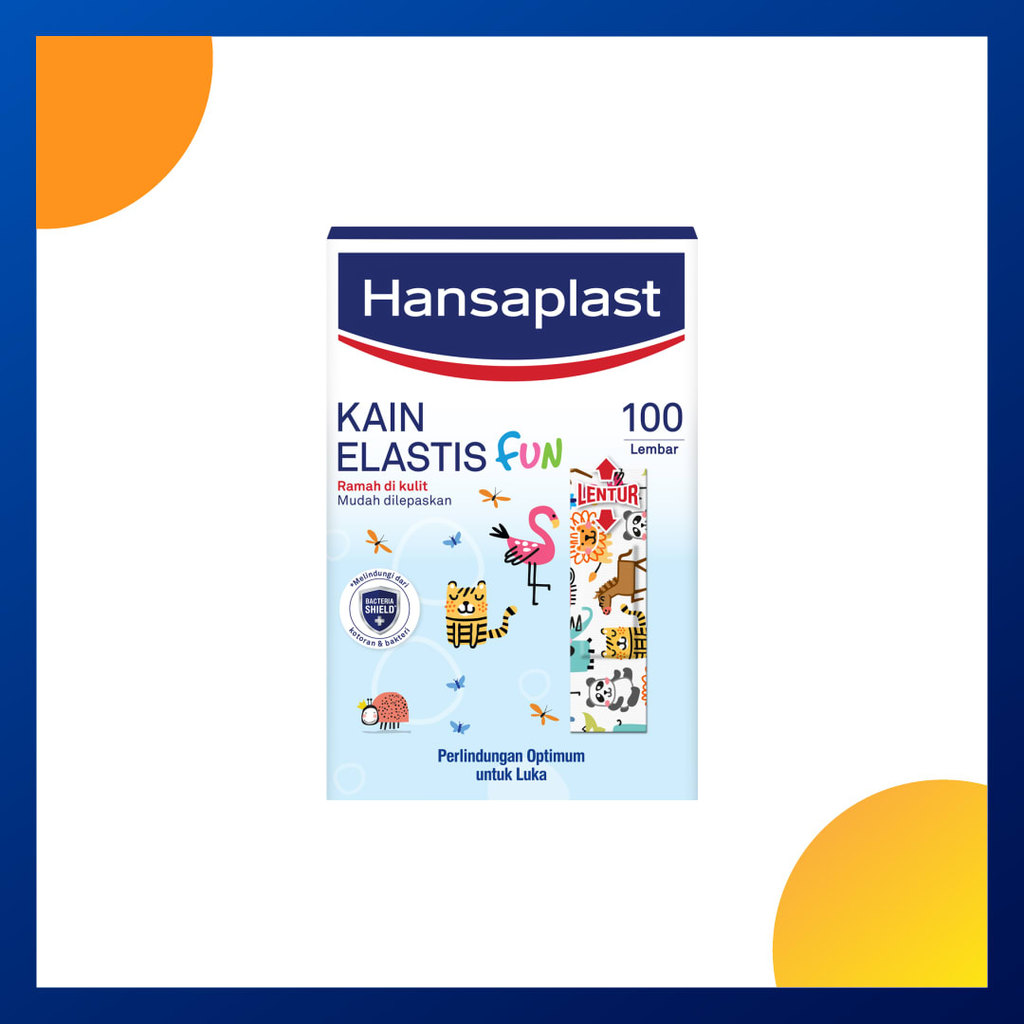 Hansaplast Fun Kain Elastis Pack 100 Lembar