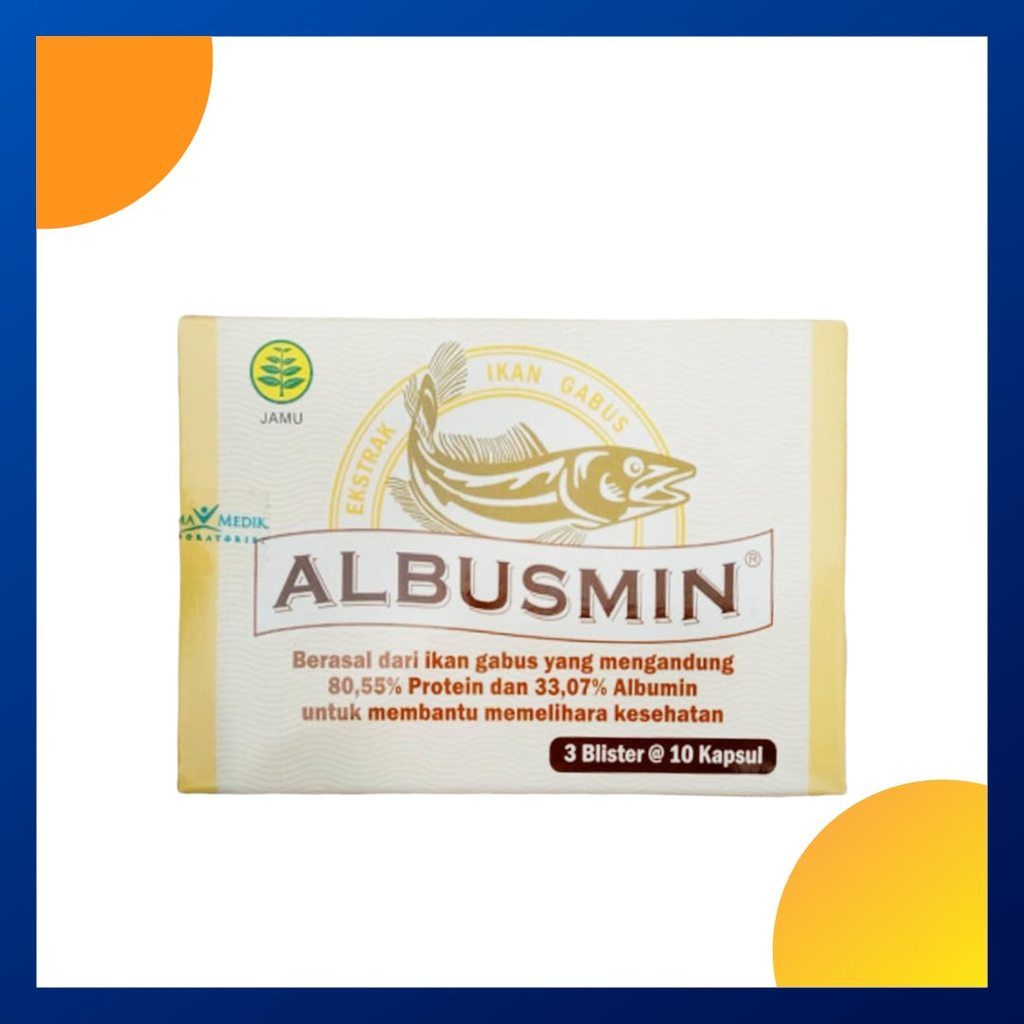Albusmin Box Isi 30 Kapsul