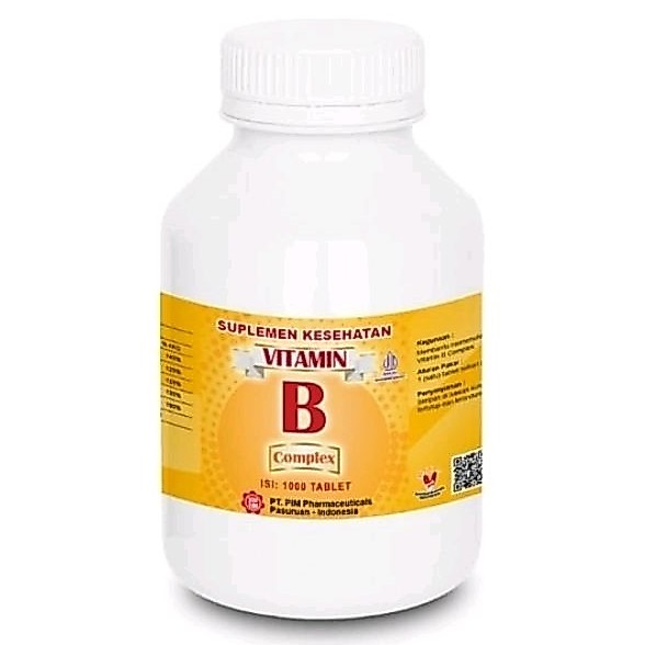 VITAMIN B COMPLEX Tablet (1000's /Botol) - PIM